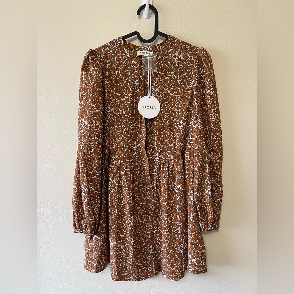 Storia Rust Floral romper‎